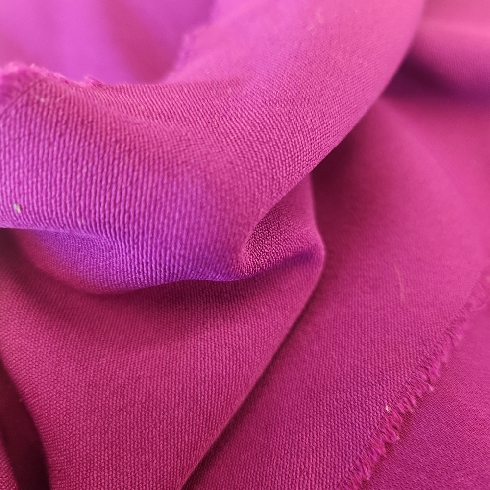 3 Yards Vibrant Purple Stretch Crepe Fabric